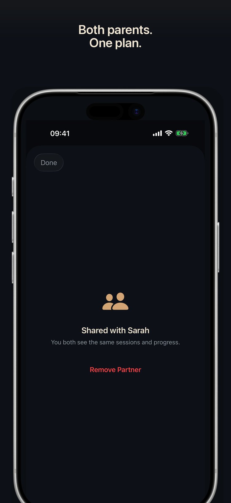 Partner sync feature